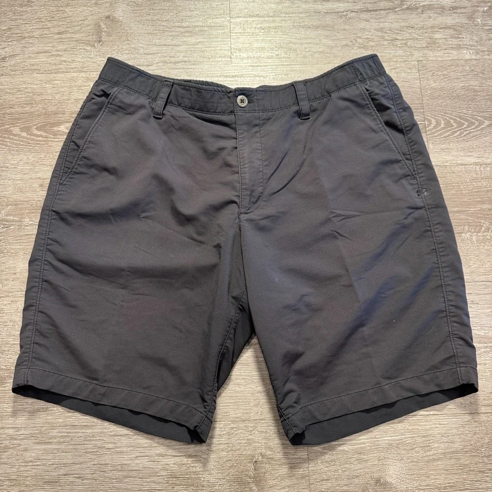 Under Armour Shorts Mens 40 Gray Training Golf Performance 10